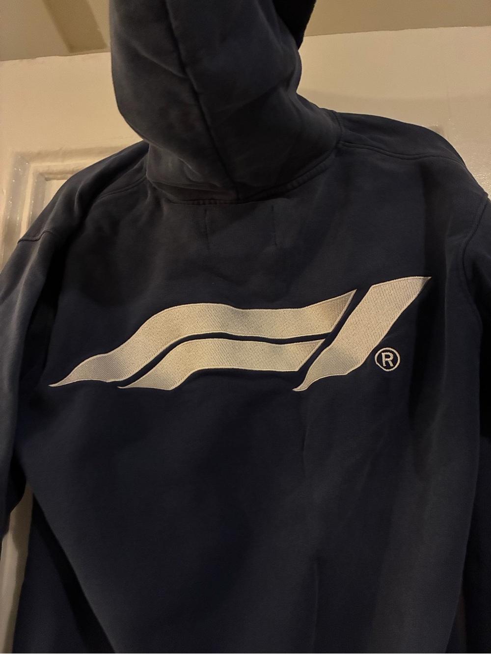 PacSun Formula 1 Hoodie Blue Mens Small A Pullover F1 Logo Racing Streetwear